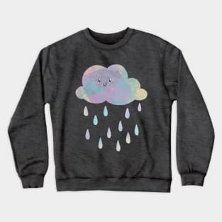 Happy Little Rain Cloud Crewneck Sweatshirt